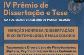 Egresso do PPGBAS/UEMA recebe Menção Honrosa no IV Prêmio de Dissertação e Tese da Sociedade Brasileira de Parasitologia